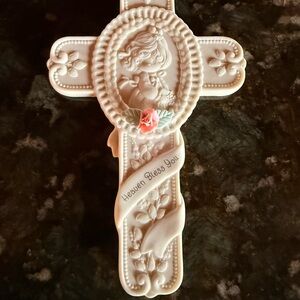 Enesco Precious Moments My Baptism Day Cross for girl